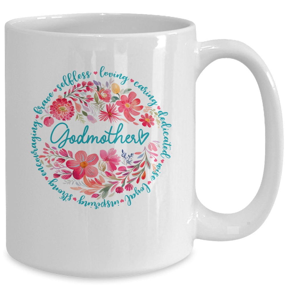 Floral Godmother Mothers Day Gardener Cute Wildflowers Women Mug | teecentury
