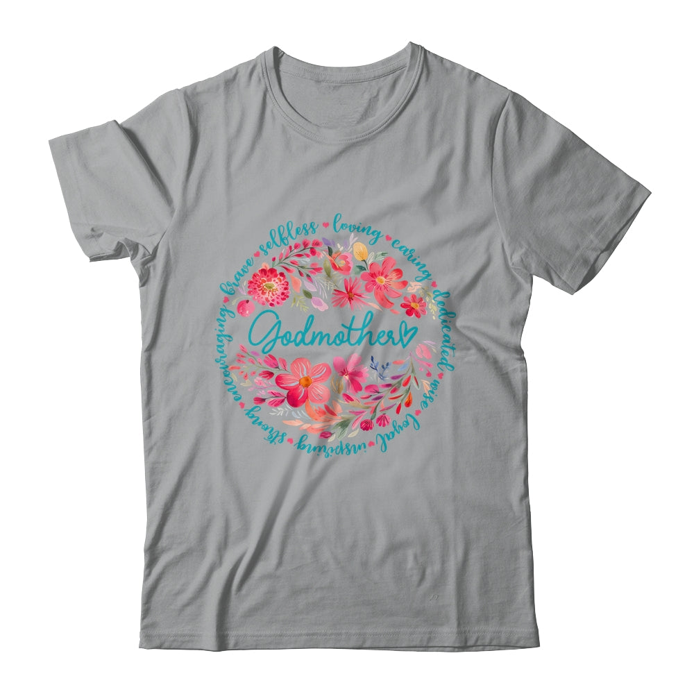Floral Godmother Mothers Day Gardener Cute Wildflowers Women Shirt & Tank Top | teecentury
