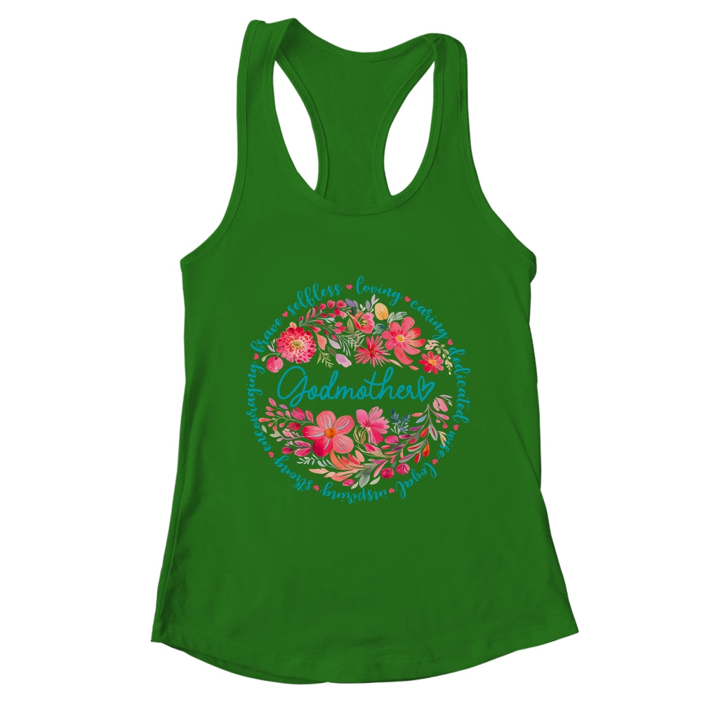 Floral Godmother Mothers Day Gardener Cute Wildflowers Women Shirt & Tank Top | teecentury