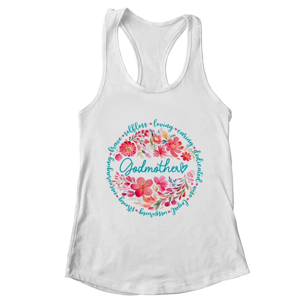Floral Godmother Mothers Day Gardener Cute Wildflowers Women Shirt & Tank Top | teecentury