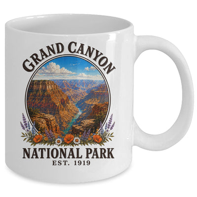 Floral Grand Canyon National Park Hiking Camping Outdoor Mug | teecentury