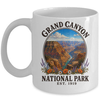 Floral Grand Canyon National Park Hiking Camping Outdoor Mug | teecentury