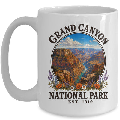 Floral Grand Canyon National Park Hiking Camping Outdoor Mug | teecentury