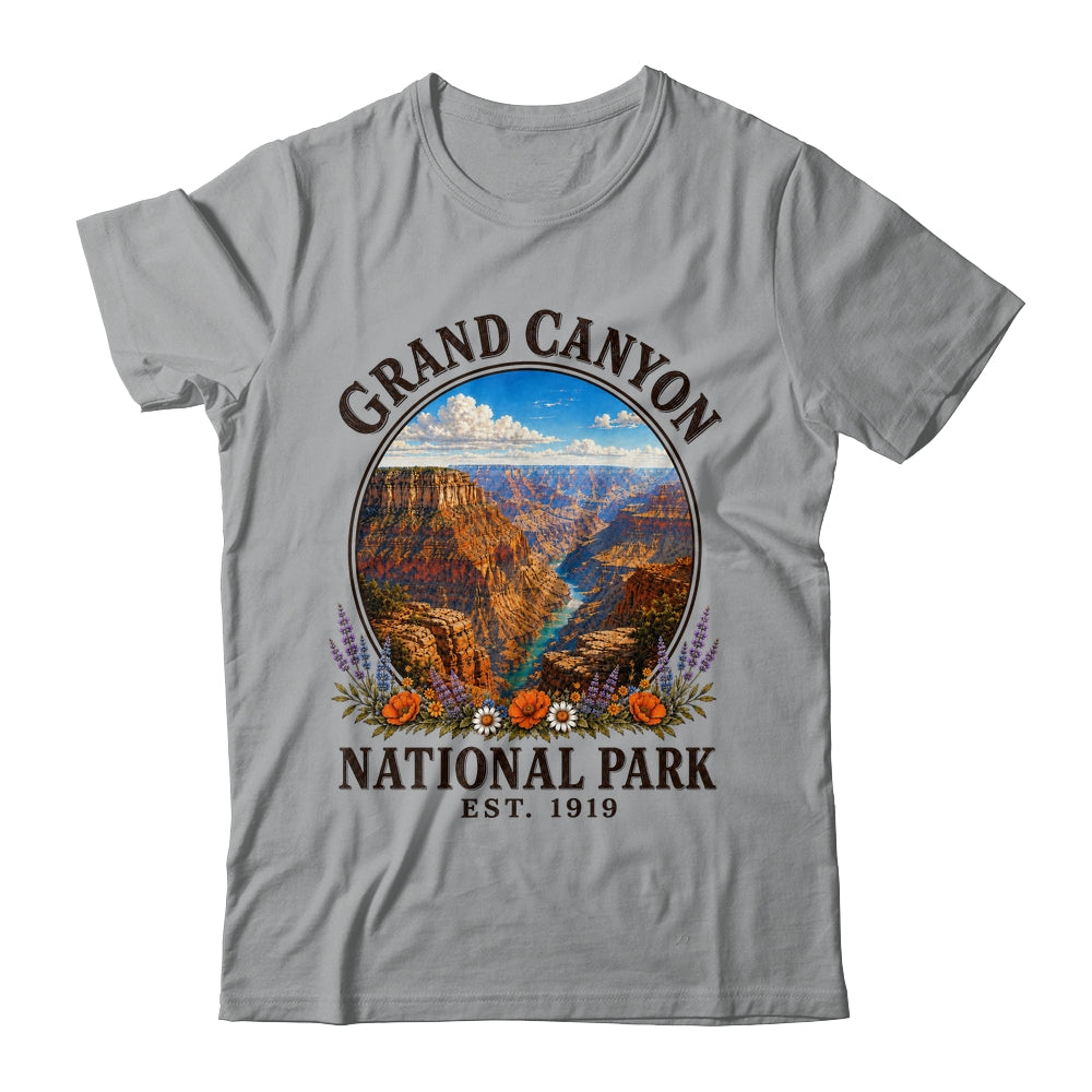 Floral Grand Canyon National Park Hiking Camping Outdoor Shirt & Tank Top | teecentury