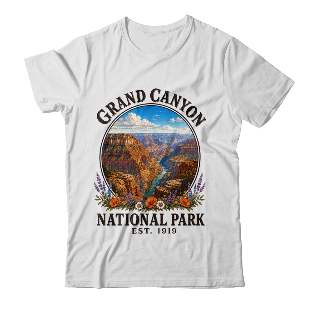Floral Grand Canyon National Park Hiking Camping Outdoor Shirt & Tank Top | teecentury