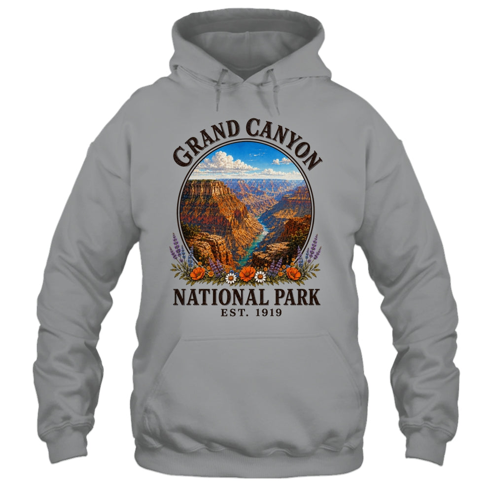 Floral Grand Canyon National Park Hiking Camping Outdoor Shirt & Tank Top | teecentury