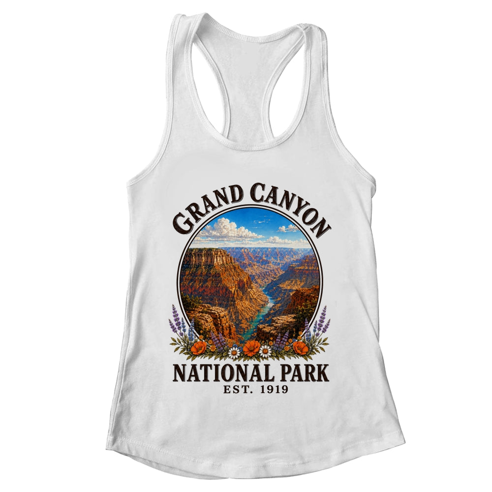 Floral Grand Canyon National Park Hiking Camping Outdoor Shirt & Tank Top | teecentury