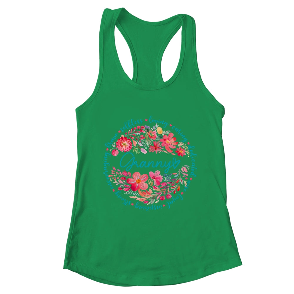 Floral Granny Mothers Day Gardener Cute Wildflowers Women Shirt & Tank Top | teecentury