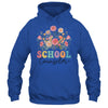 Floral Groovy Wildflower School Counselor Staff Women Retro Shirt & Tank Top | teecentury