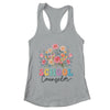 Floral Groovy Wildflower School Counselor Staff Women Retro Shirt & Tank Top | teecentury