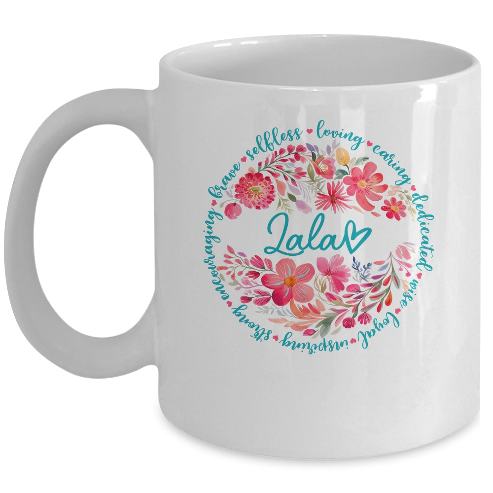 Floral Lala Mothers Day Gardener Cute Wildflowers Women Mug | teecentury