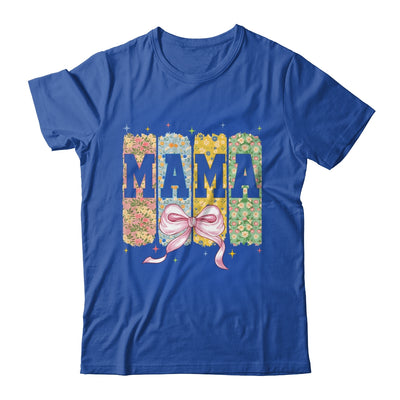 Floral Mama Coquette Bow Mothers Day Mama Floral Spring Boho Shirt & Tank Top | teecentury