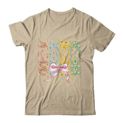 Floral Mama Coquette Bow Mothers Day Mama Floral Spring Boho Shirt & Tank Top | teecentury