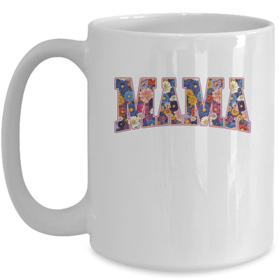 Floral Mama Flower Mom Spring Mama Mother's Day Women Design Mug | teecentury
