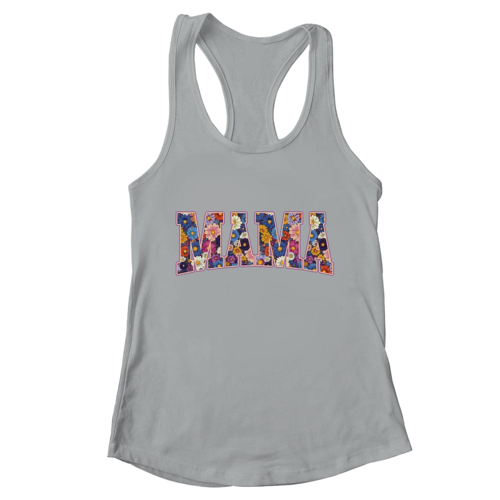 Floral Mama Flower Mom Spring Mama Mother's Day Women Design Shirt & Tank Top | teecentury