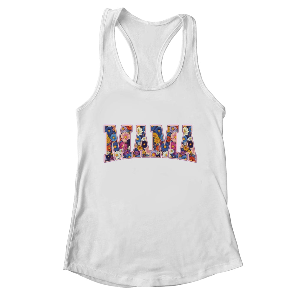 Floral Mama Flower Mom Spring Mama Mother's Day Women Design Shirt & Tank Top | teecentury