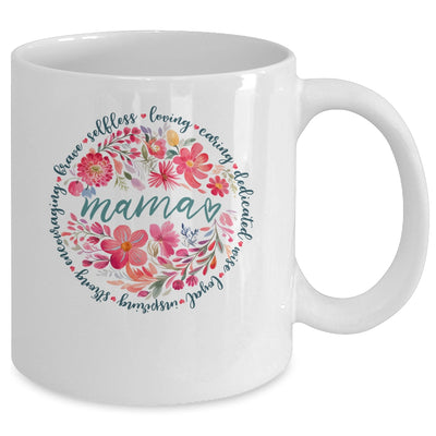 Floral Mama Mothers Day Gardener Cute Mama Flowers Mug | teecentury