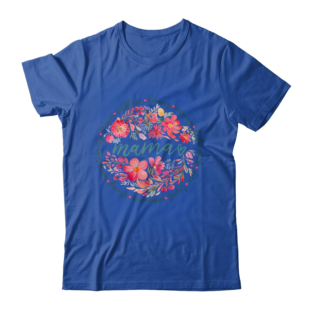 Floral Mama Mothers Day Gardener Cute Mama Flowers Shirt & Tank Top | teecentury