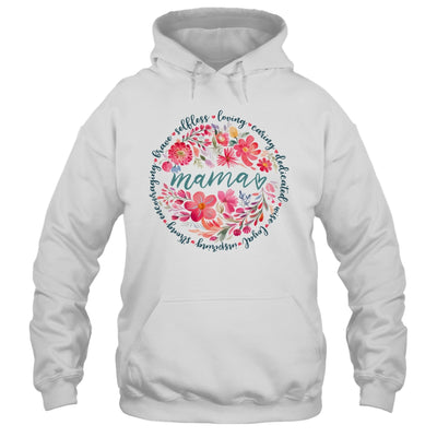 Floral Mama Mothers Day Gardener Cute Mama Flowers Shirt & Tank Top | teecentury