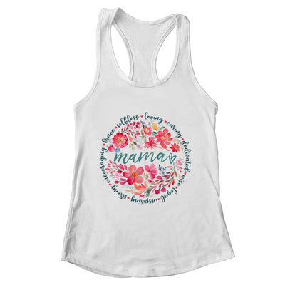 Floral Mama Mothers Day Gardener Cute Mama Flowers Shirt & Tank Top | teecentury