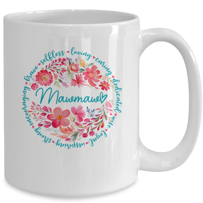 Floral Mawmaw Mothers Day Gardener Cute Wildflowers Women Mug | teecentury