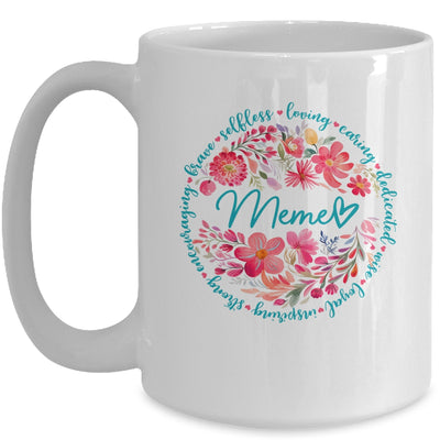 Floral Meme Mothers Day Gardener Cute Wildflowers Women Mug | teecentury