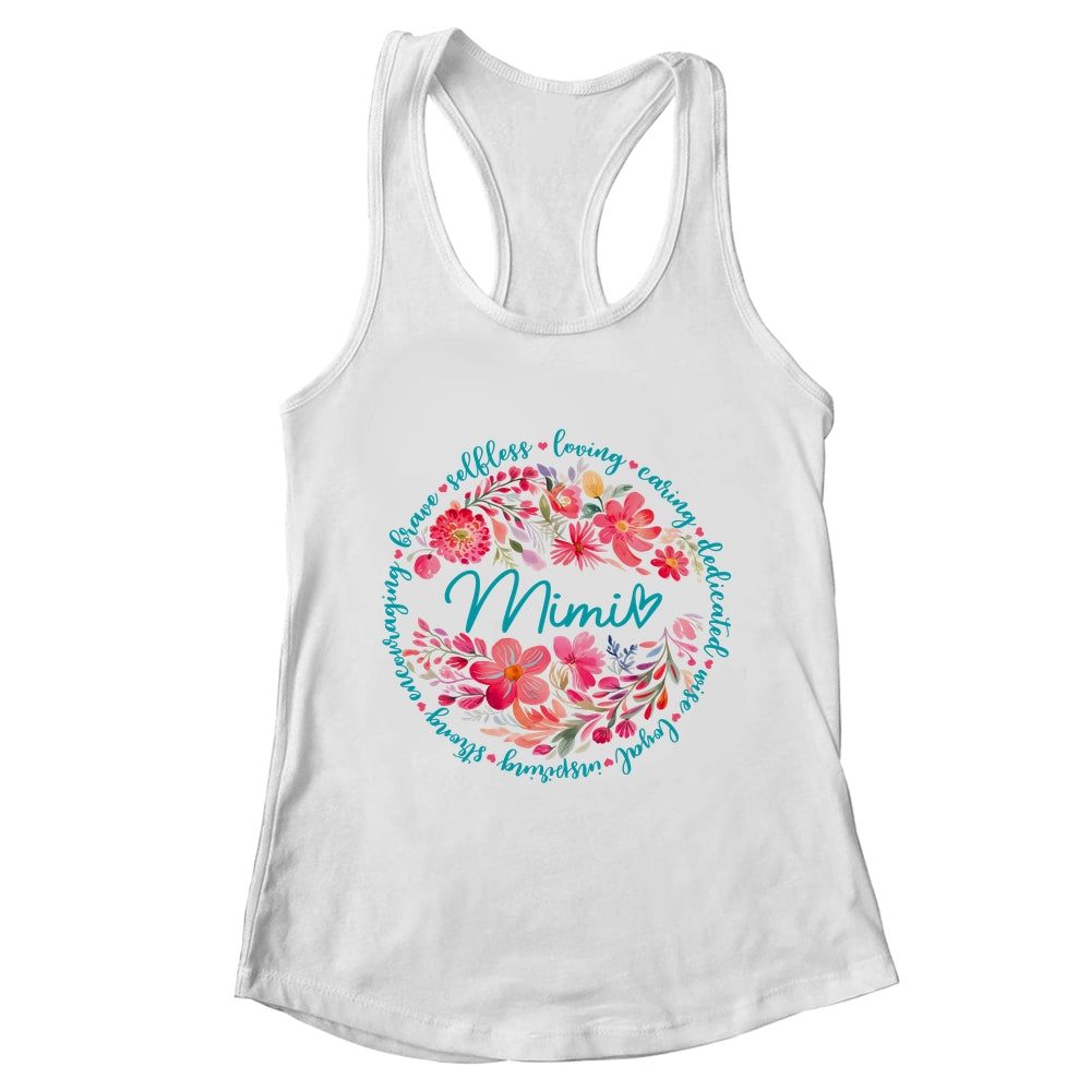 Floral Mimi Mothers Day Gardener Cute Wildflowers Women Shirt & Tank Top | teecentury