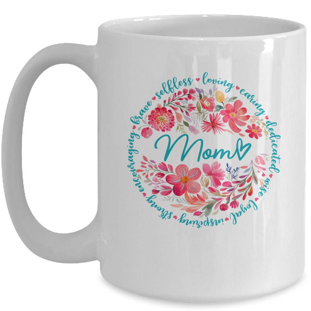 Floral Mom Mothers Day Gardener Cute Wildflowers Women Mug | teecentury