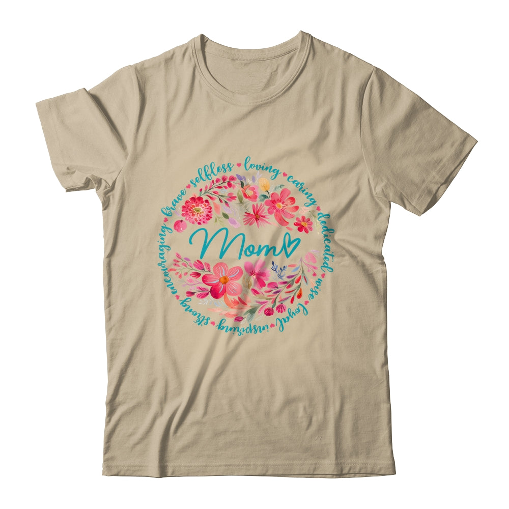 Floral Mom Mothers Day Gardener Cute Wildflowers Women Shirt & Tank Top | teecentury