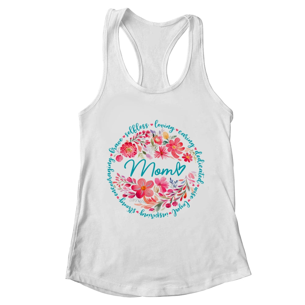 Floral Mom Mothers Day Gardener Cute Wildflowers Women Shirt & Tank Top | teecentury