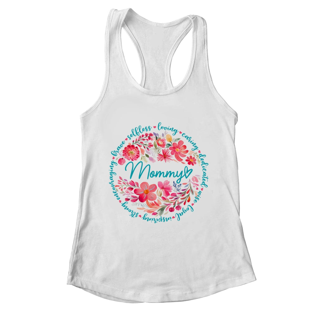 Floral Mommy Mothers Day Gardener Cute Wildflowers Women Shirt & Tank Top | teecentury