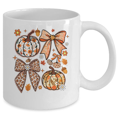 Floral Pumpkin Floral Coquette Fall Pumpkin Autumn Girly Mug | teecentury