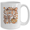 Floral Pumpkin Floral Coquette Fall Pumpkin Autumn Girly Mug | teecentury