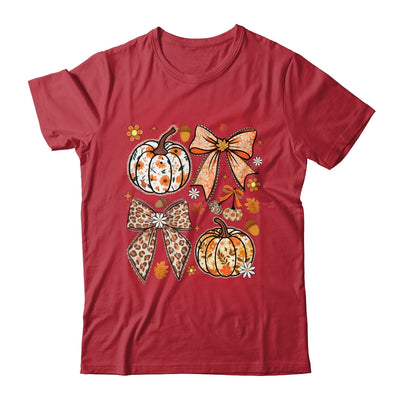 Floral Pumpkin Floral Coquette Fall Pumpkin Autumn Girly Shirt & Sweatshirt | teecentury