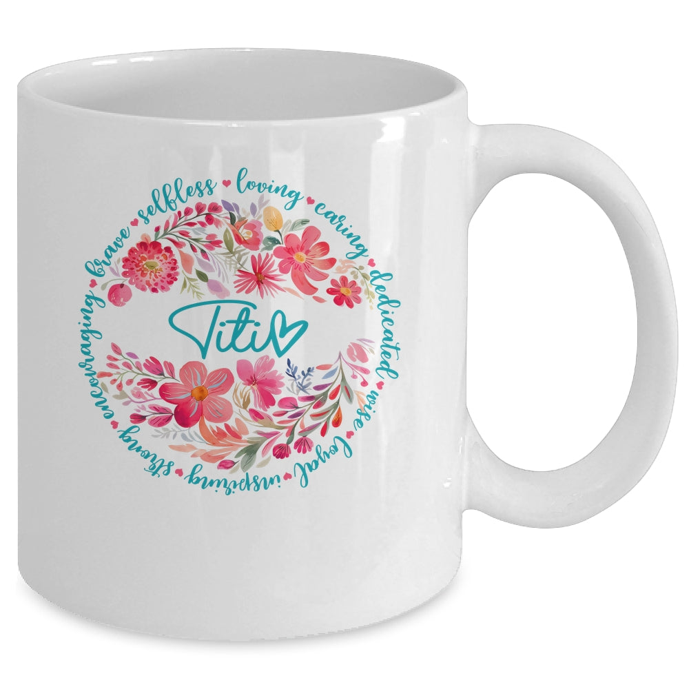 Floral Titi Mothers Day Gardener Cute Wildflowers Women Mug | teecentury