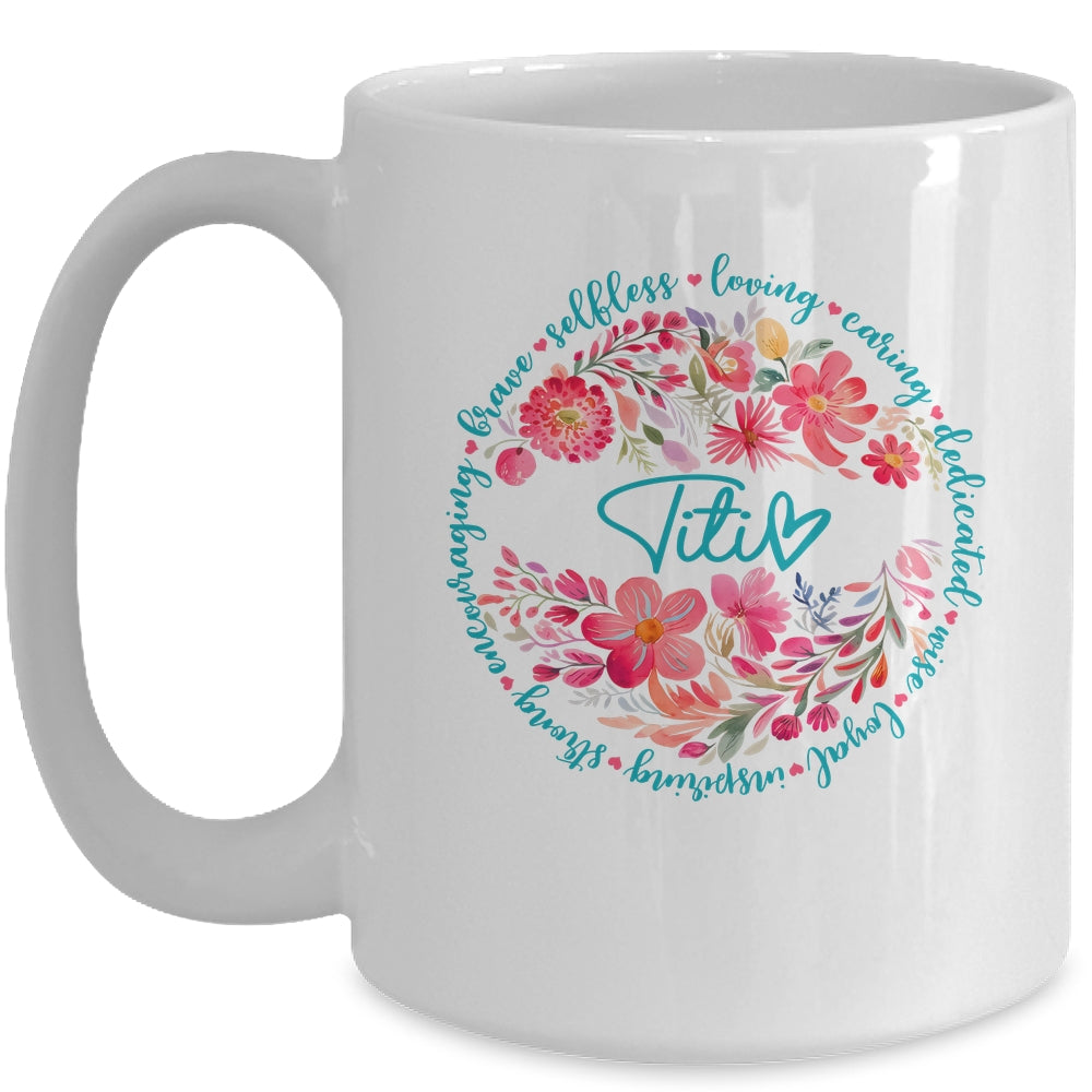 Floral Titi Mothers Day Gardener Cute Wildflowers Women Mug | teecentury