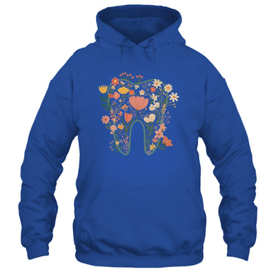 Floral Tooth Boho Flower Dental Student Dental Assistant Shirt & Tank Top | teecentury
