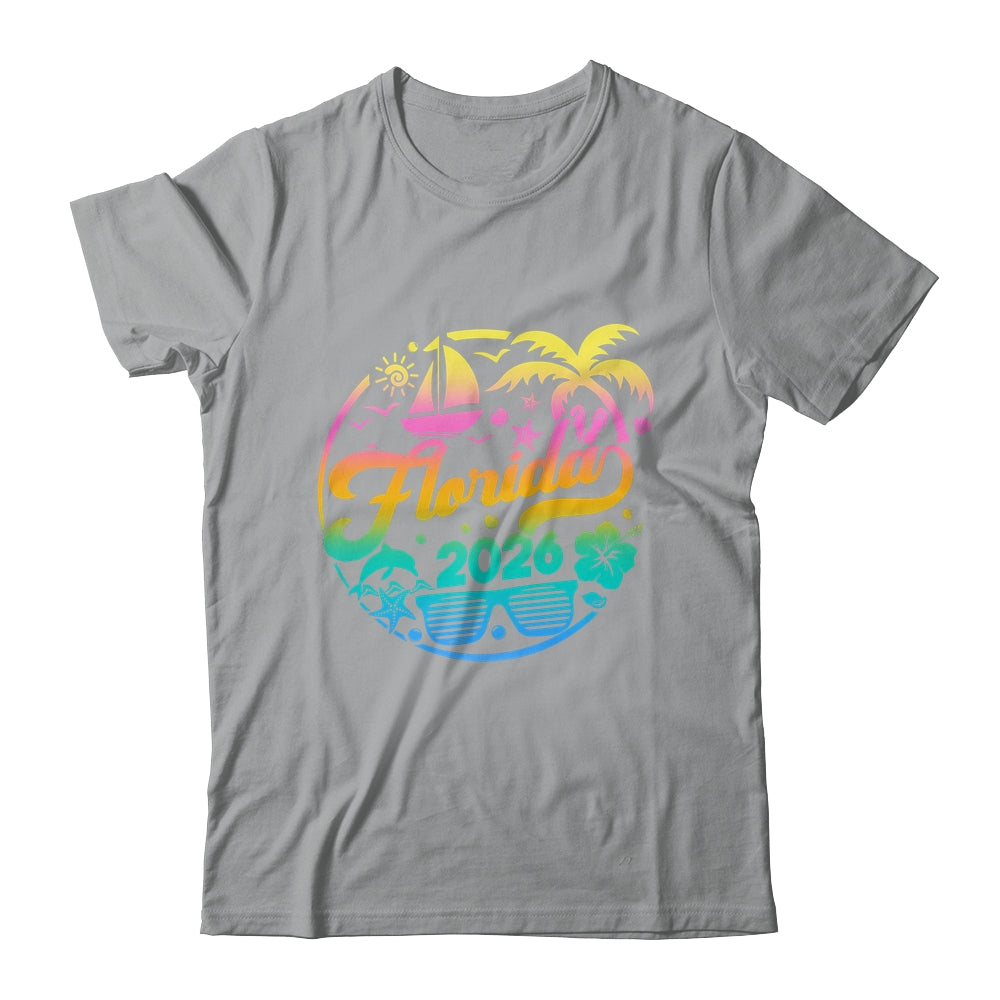 Florida 2026 Family Vacation Beach Matching Group Shirt & Tank Top | teecentury