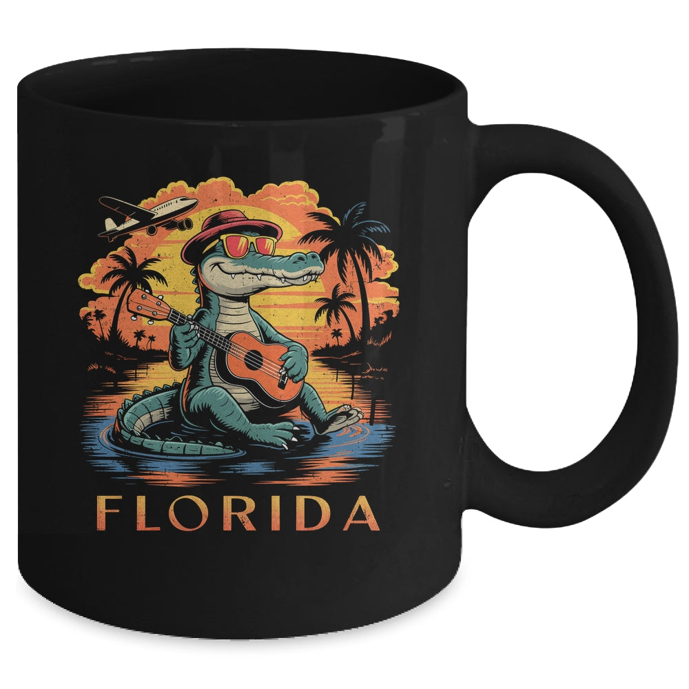 Florida Beach Vacation Summer Cool Alligator Cute Alligator Mug | teecentury
