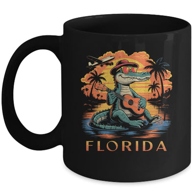 Florida Beach Vacation Summer Cool Alligator Cute Alligator Mug | teecentury