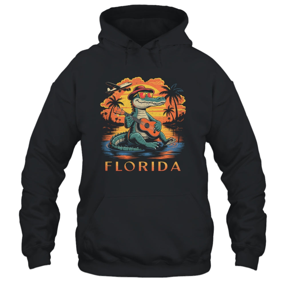 Florida Beach Vacation Summer Cool Alligator Cute Alligator Shirt & Tank Top | teecentury