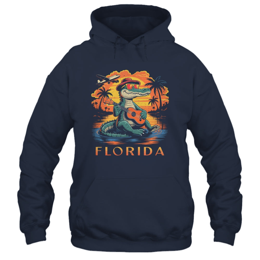 Florida Beach Vacation Summer Cool Alligator Cute Alligator Shirt & Tank Top | teecentury