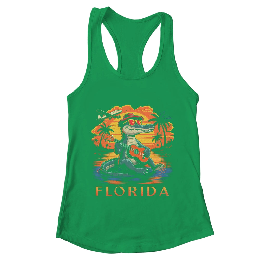 Florida Beach Vacation Summer Cool Alligator Cute Alligator Shirt & Tank Top | teecentury