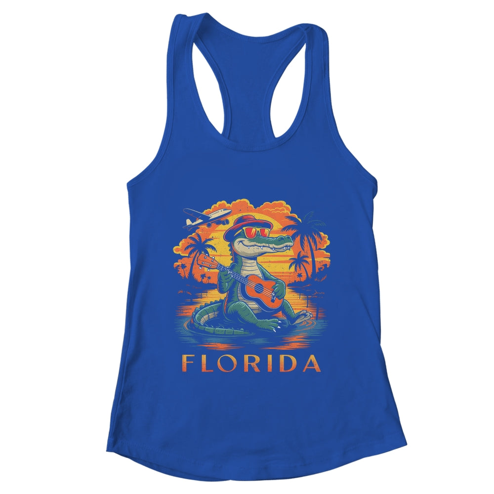 Florida Beach Vacation Summer Cool Alligator Cute Alligator Shirt & Tank Top | teecentury