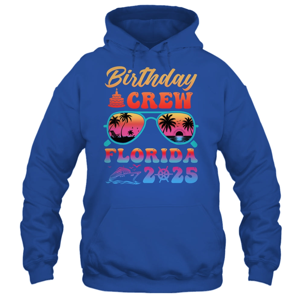 Florida Birthday Crew Vacation Cruise 2025 Summer Trip Group Shirt & Tank Top | teecentury