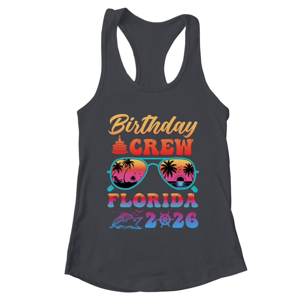 Florida Birthday Crew Vacation Cruise 2026 Summer Trip Group Shirt & Tank Top | teecentury