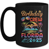 Florida Birthday Trip Vacation 2025 Matching Group Mug | teecentury