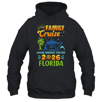 Florida Cruise 2026 Family Friends Group Vacation Matching Shirt & Tank Top | teecentury