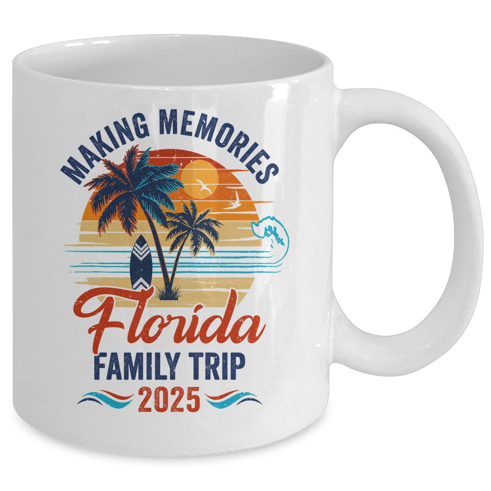 Florida Family Vacation 2025 Making Memories Together Trip Mug | teecentury