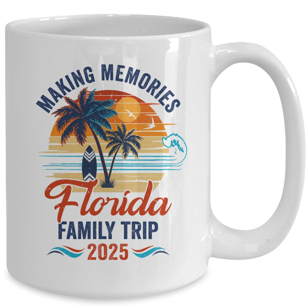 Florida Family Vacation 2025 Making Memories Together Trip Mug | teecentury